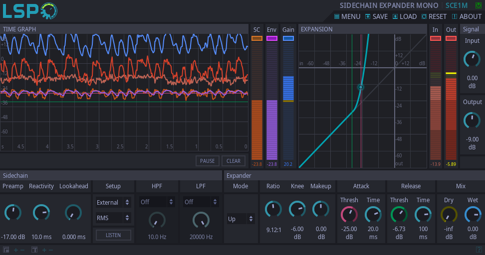 Sidechain-Expander Mono